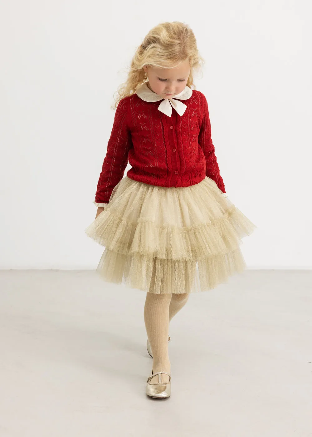 MarMar Tielle bluse Gentle White økologisk bomuld