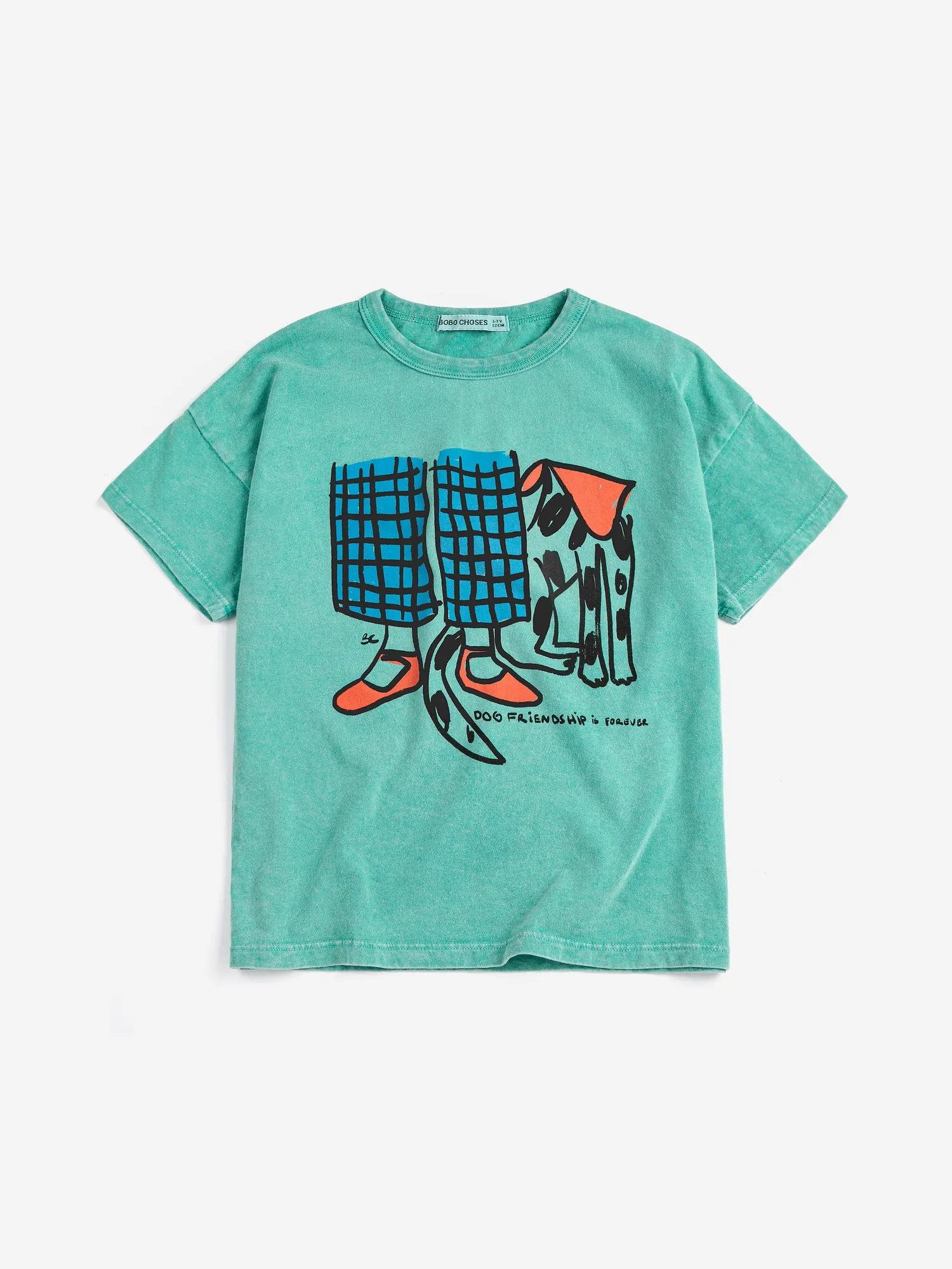 Bobo Choses Pickles Dog Friendship T-shirt 6-7 år bomuld