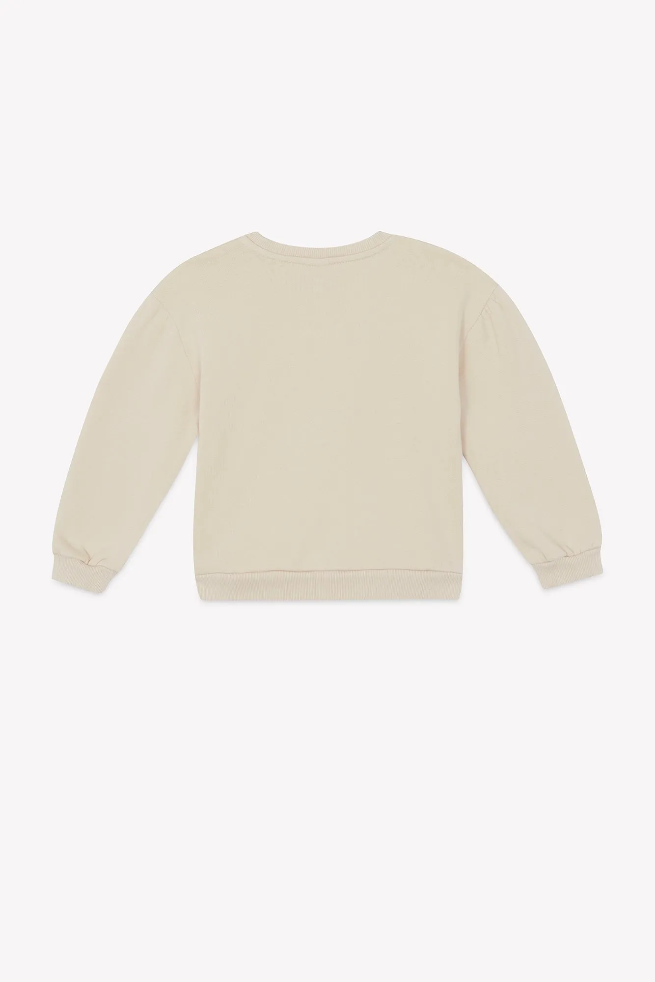 Bonton Lys sweatshirt ecru får brushing pige