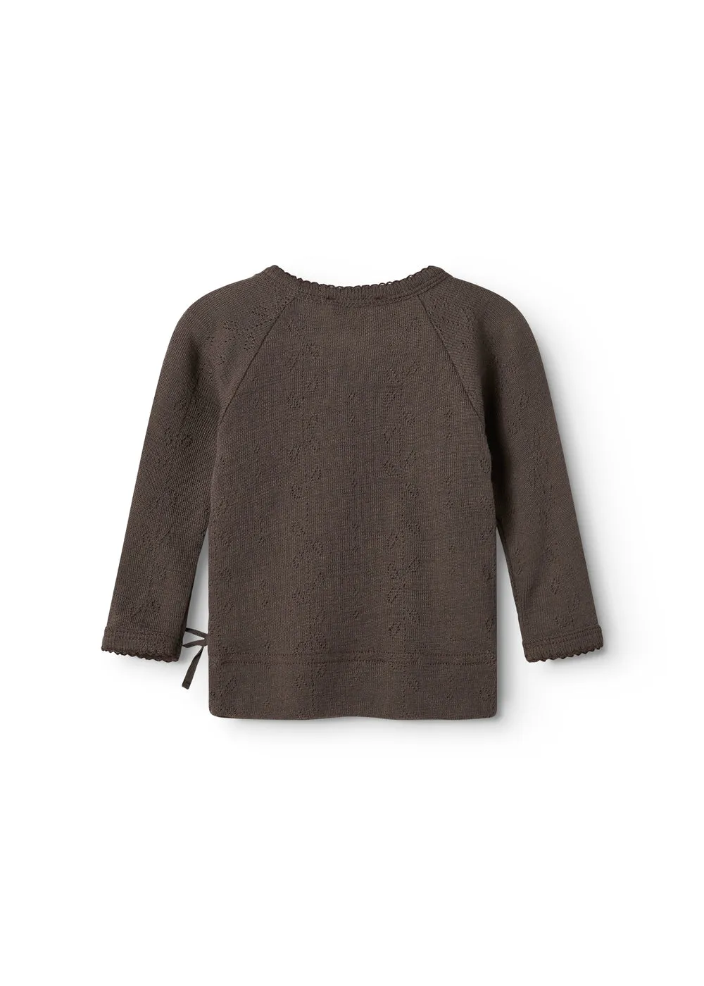 MarMar Tut Wrap LS bluse Terre uld