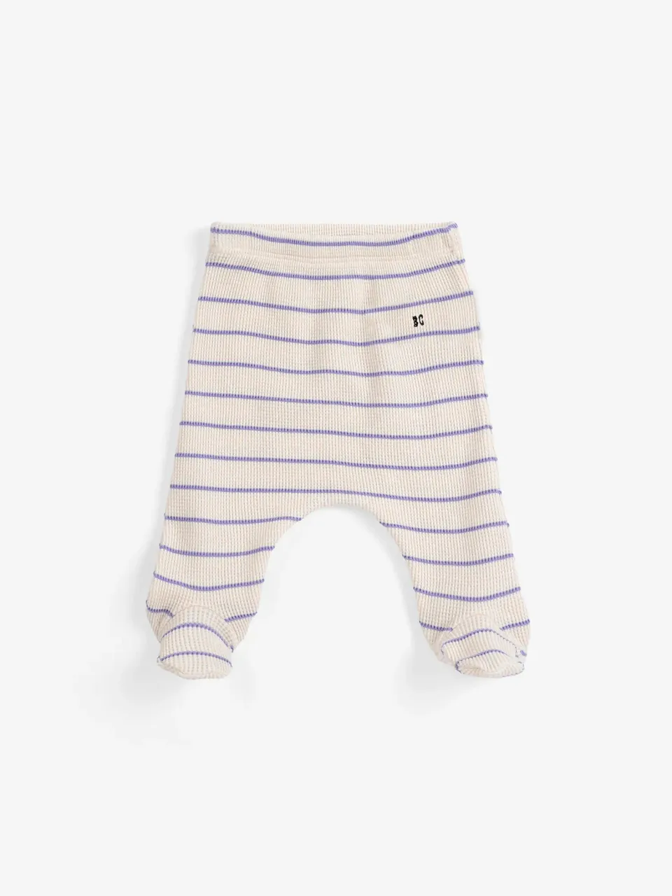Bobo Choses Stripes leggings med fod 1 mdr offwhite