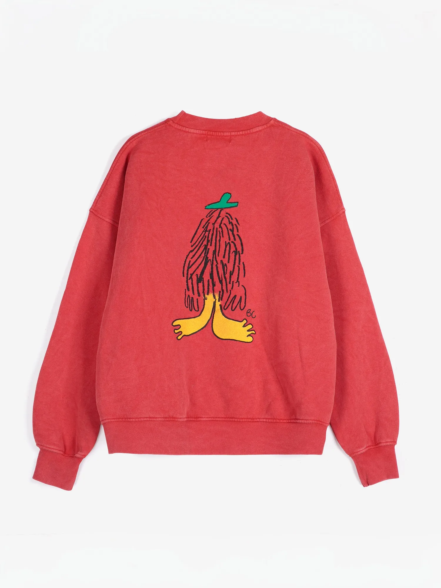 Bobo Choses Hidden monster sweatshirt rød løs
