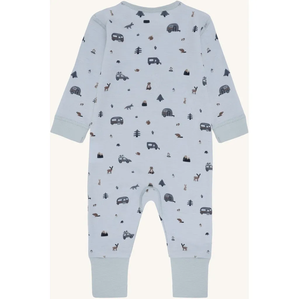 Hust & Claire Mobi Camp natdragt Baby Blue merinould
