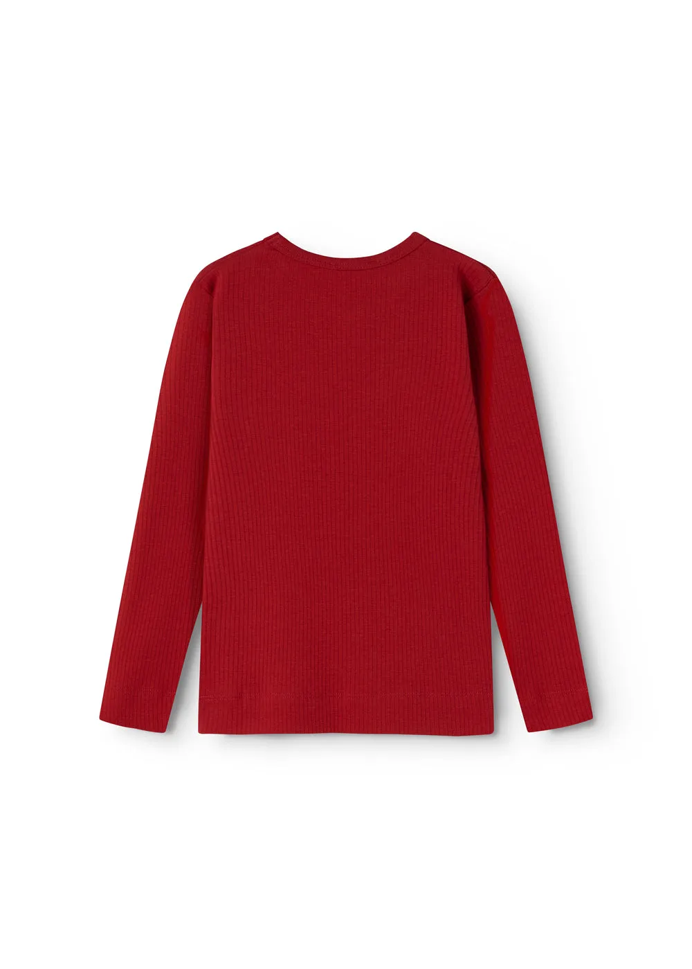 MarMar Plain Tee LS t-shirt Cherry rød modal