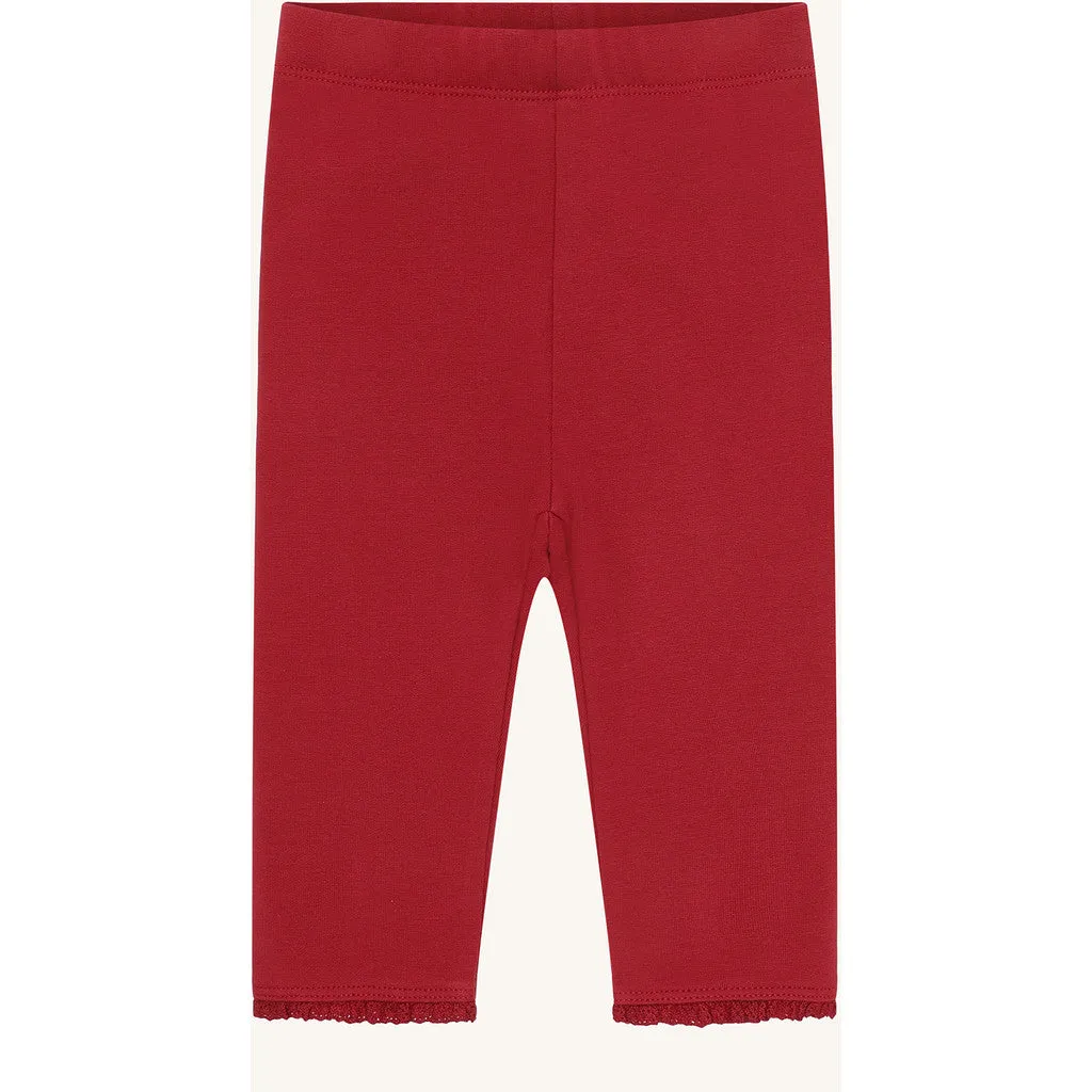 Hust & Claire Lisa leggings teaberry økologisk