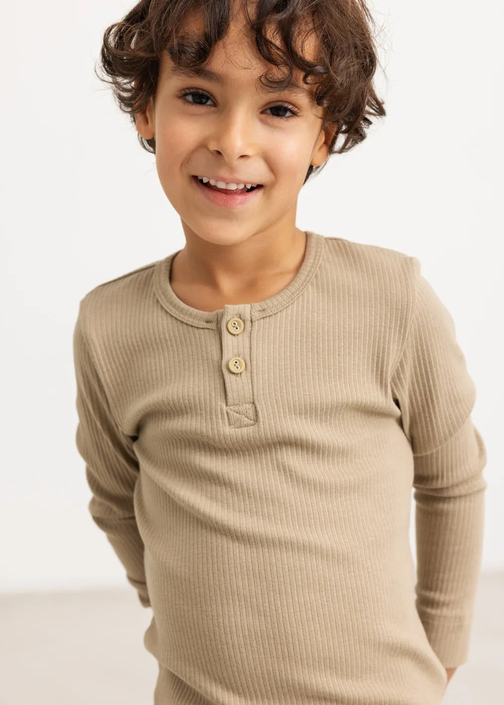 MarMar Tee LS langærmet t-shirt Muddy modal 68-152