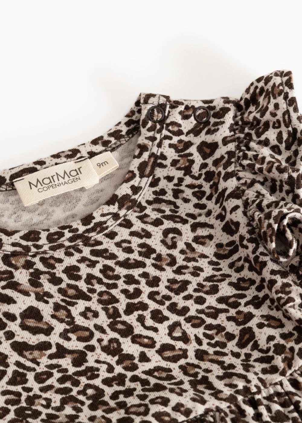 MarMar Leo Ramona Frill kjole Dark Brown Leo modal