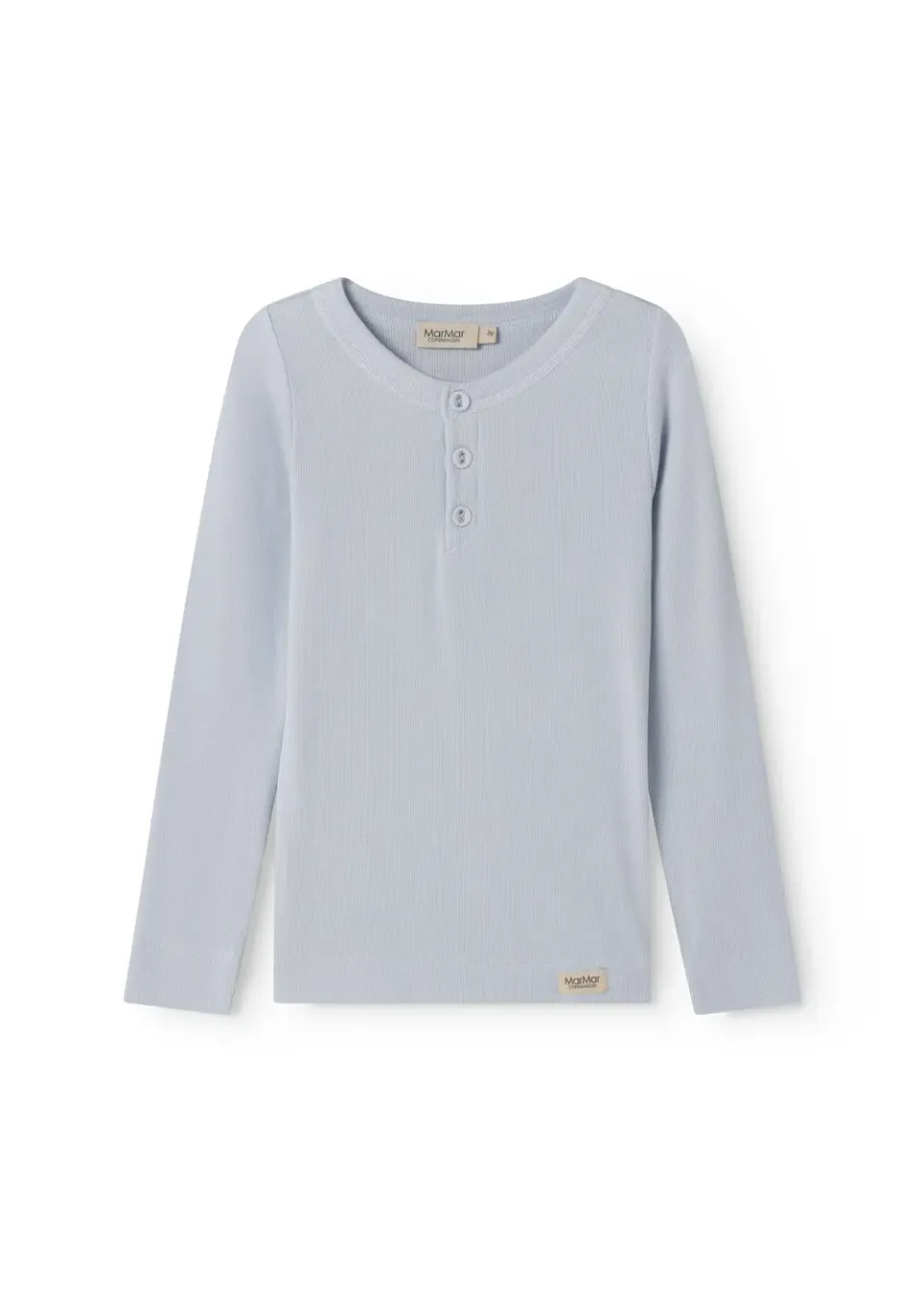 MarMar Taio T-shirt Blue Mist langærmet modal
