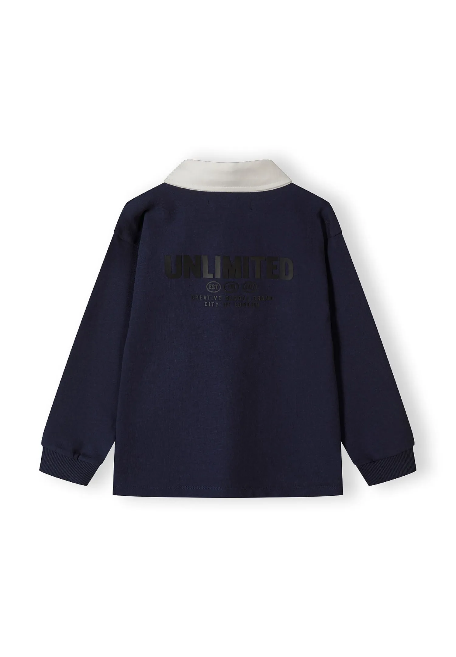 Minoti 44283 poloshirt navy langærmet til drenge