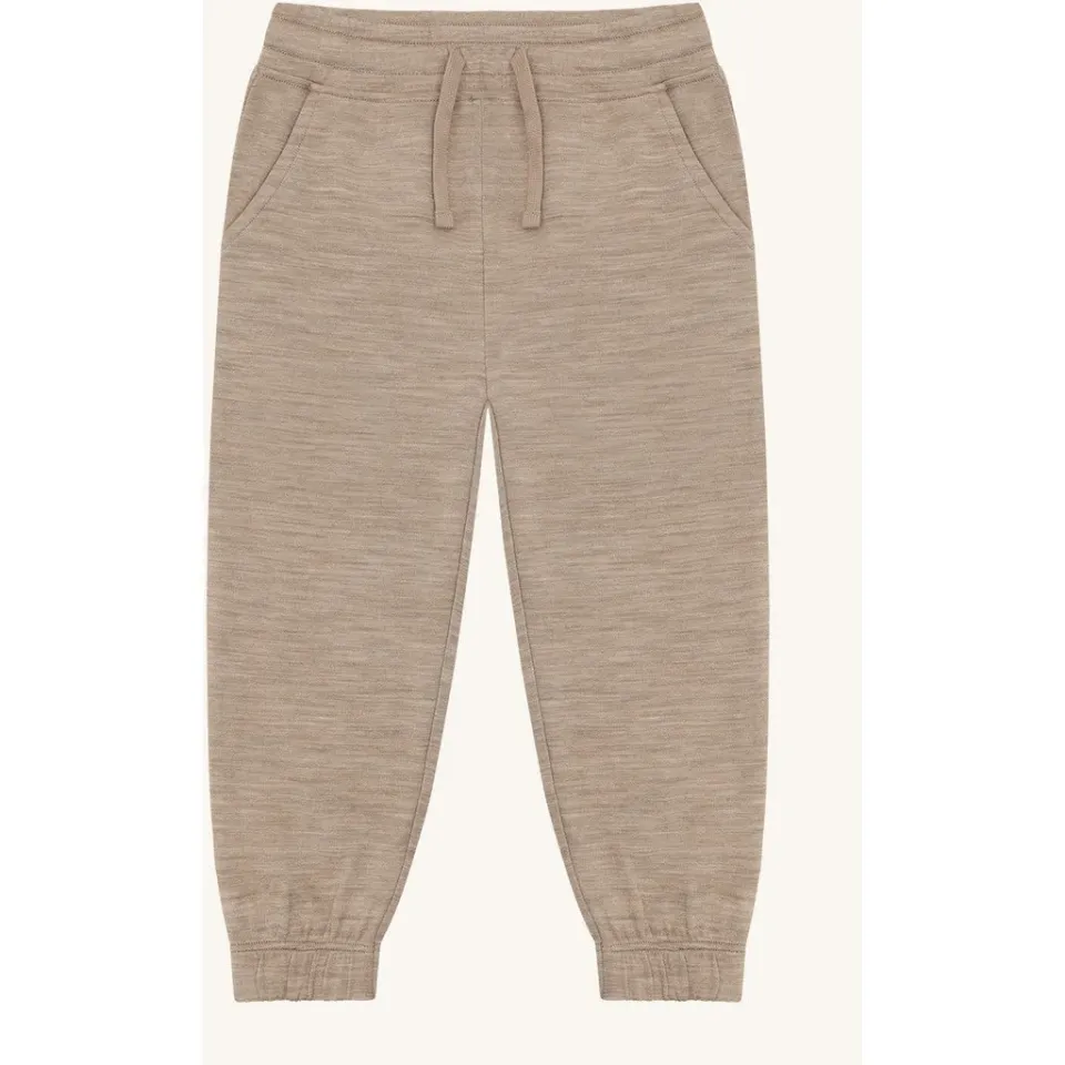 Hust & Claire HCGalon joggingbukser Biscuit uld bambus