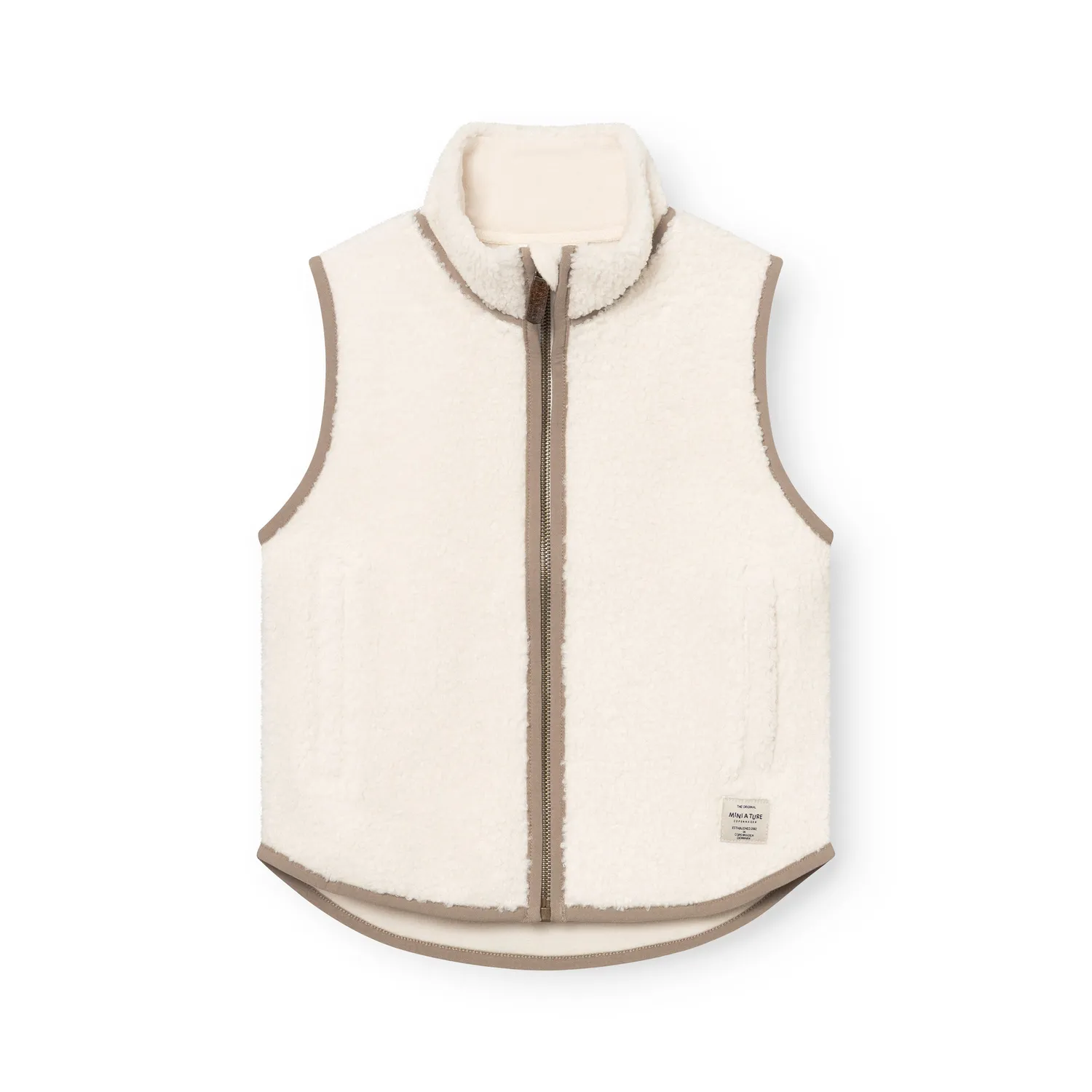 MINI A TURE Battal teddyfleece vest Forged Iron let