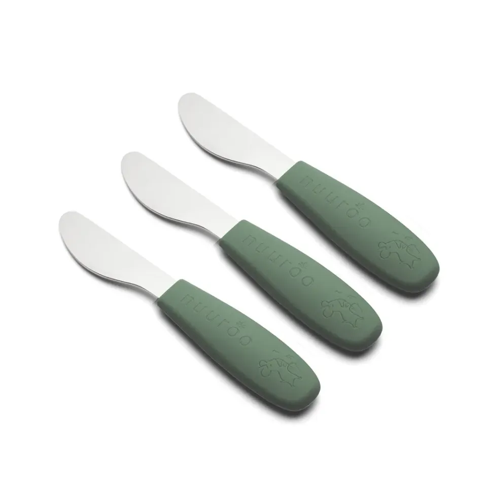 nuuroo Harper knive 3-pak Dusty Green stål