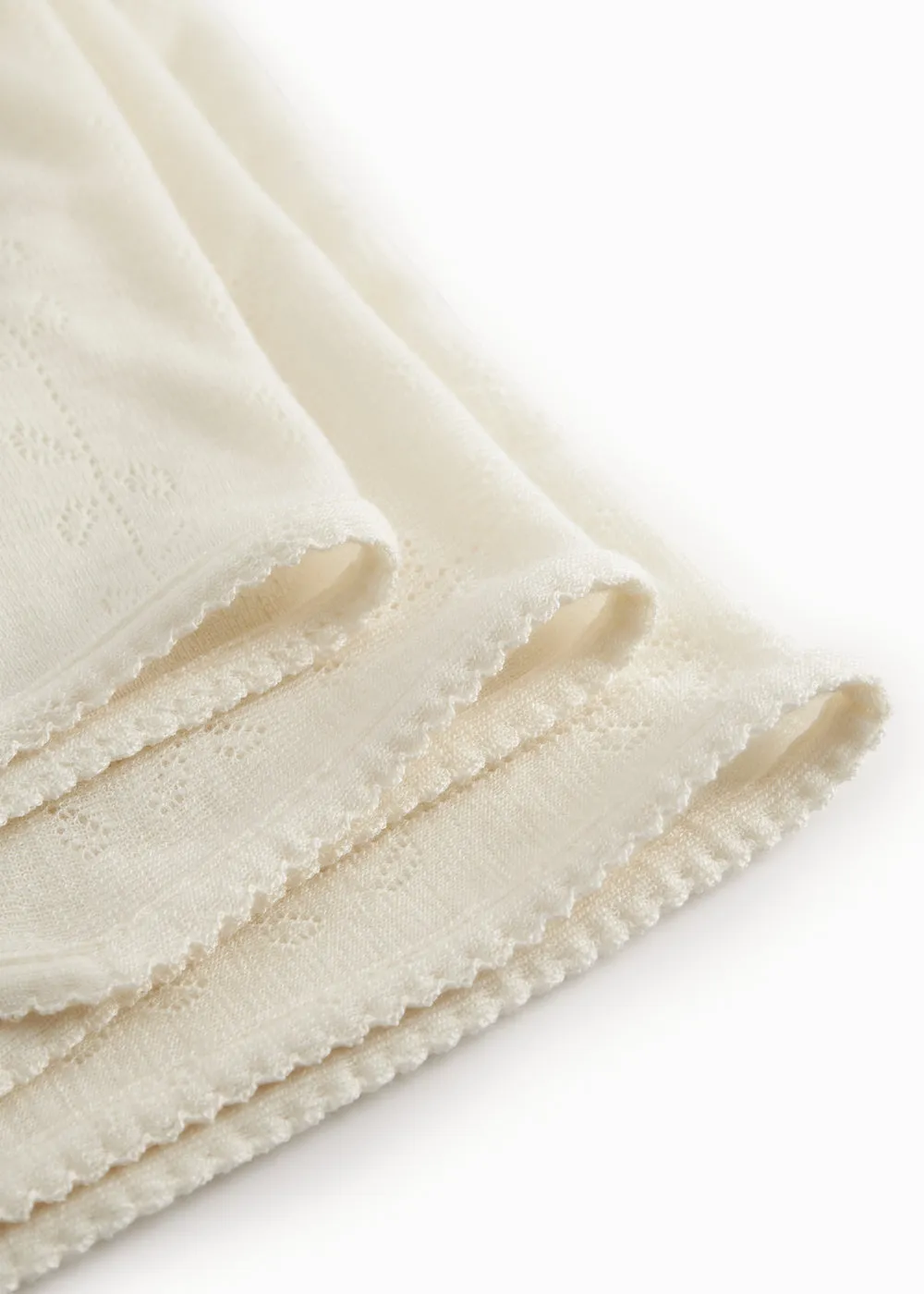 MarMar Alida babytæppe Natural uld 80x80
