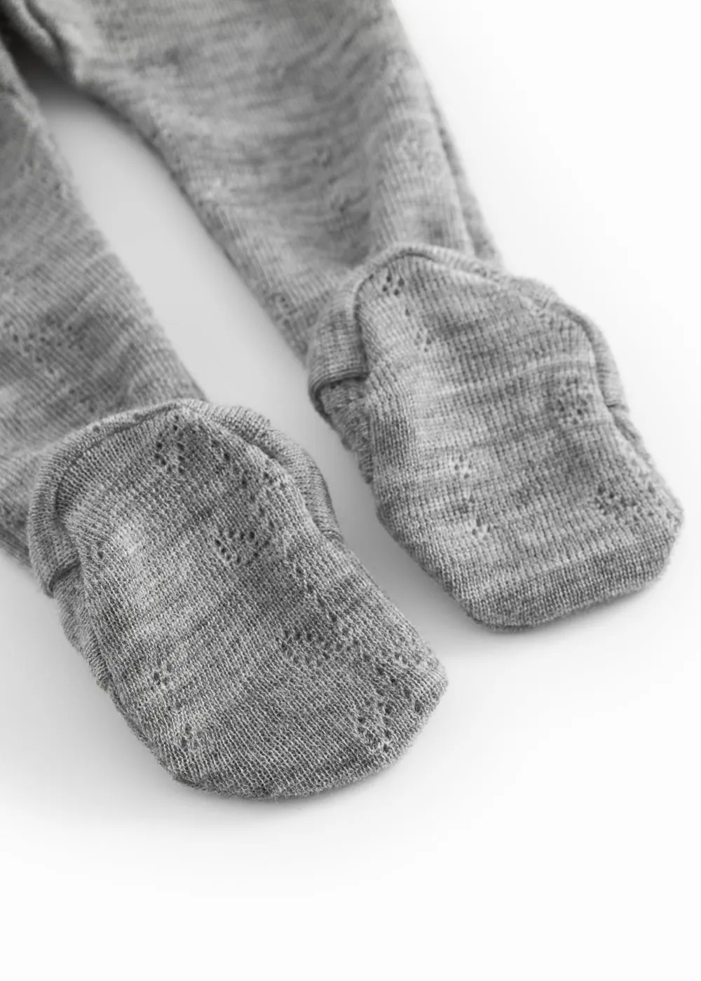 MarMar Pixa uldbukser Grey Melange 44-74 pointelle