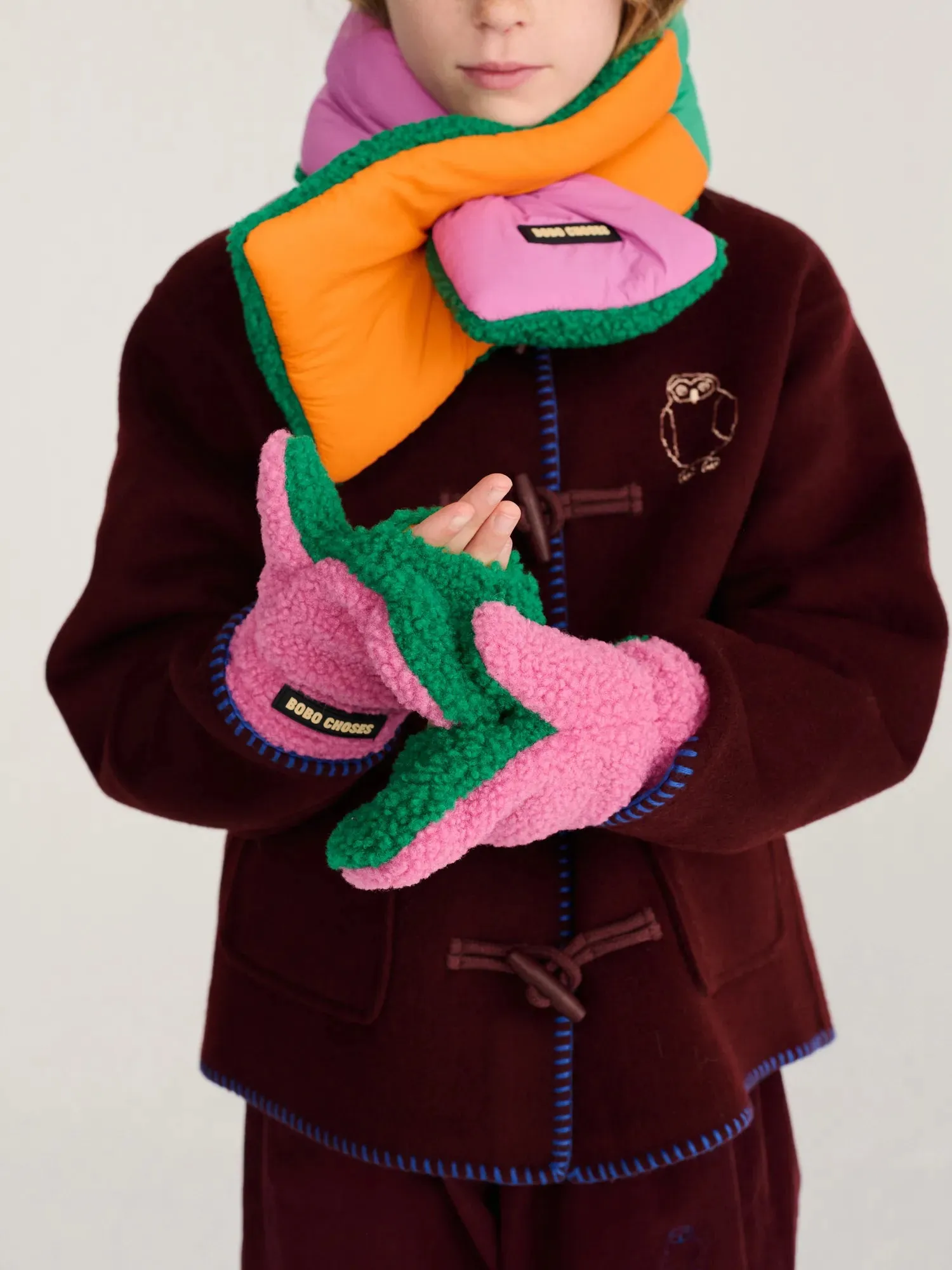 Bobo Choses Color Block luffer fuchsia genbrug