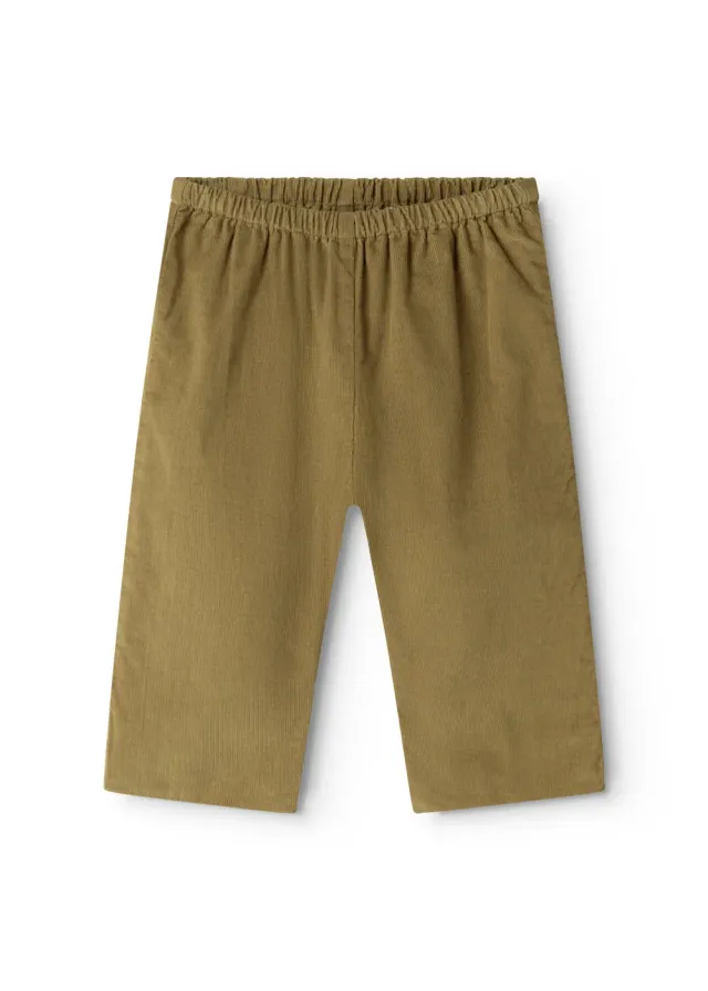 MarMar Copenhagen Panto bukser Dark Bronze baby fløjl