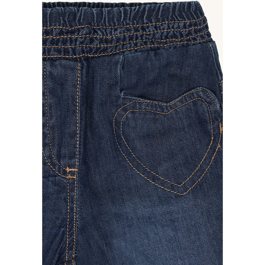 Hust & Claire Tilde Jeans shorts Blue Denim bomuld