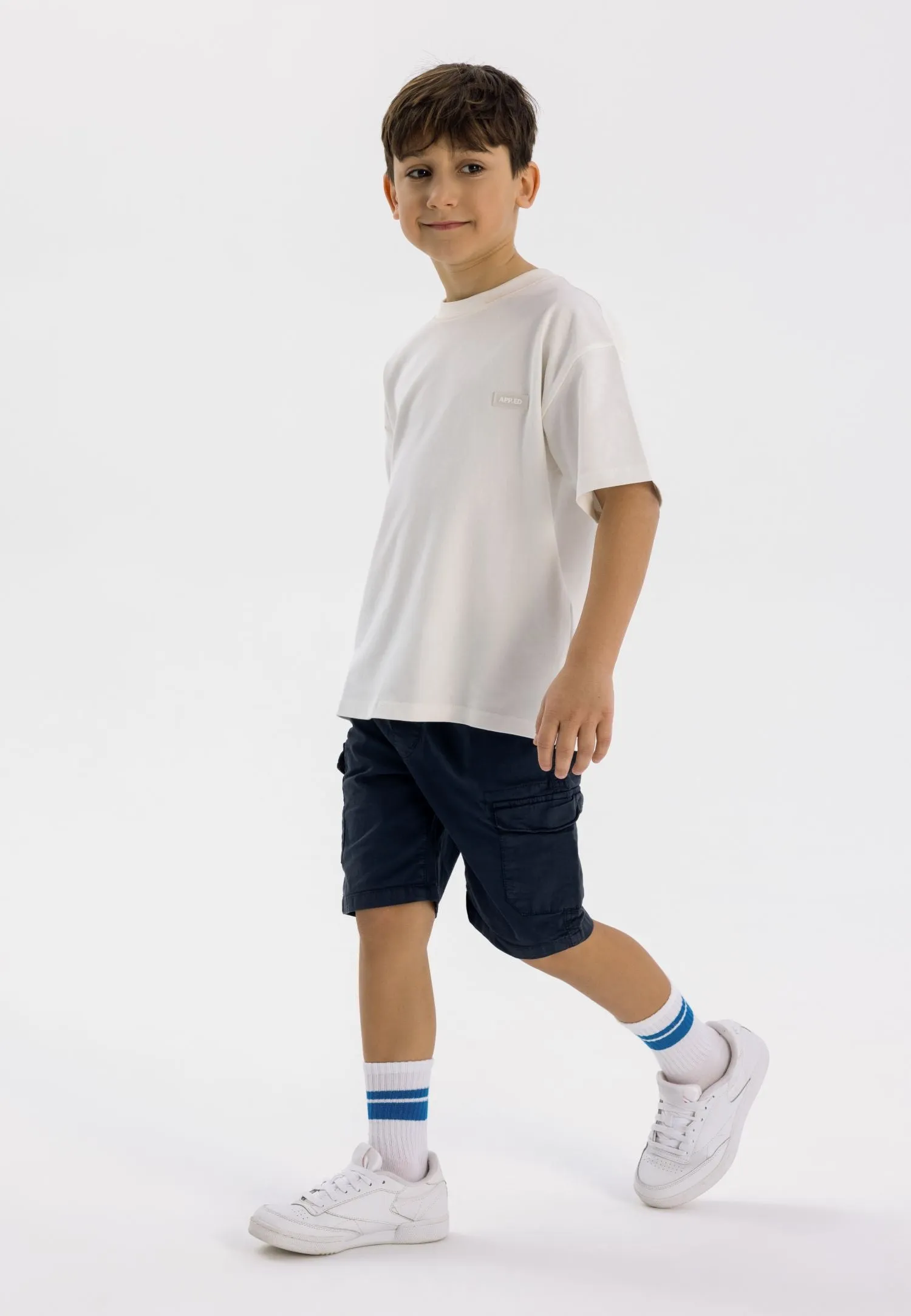 Minoti 35746 cargoshorts til drenge mørkeblå