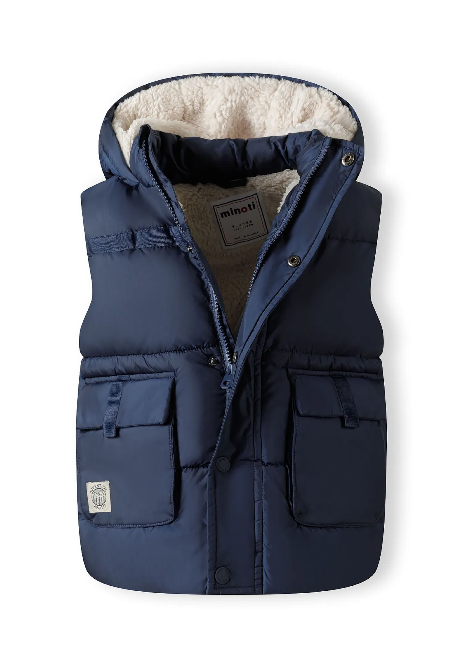 Minoti 43307 vest marine teddyfoer drenge