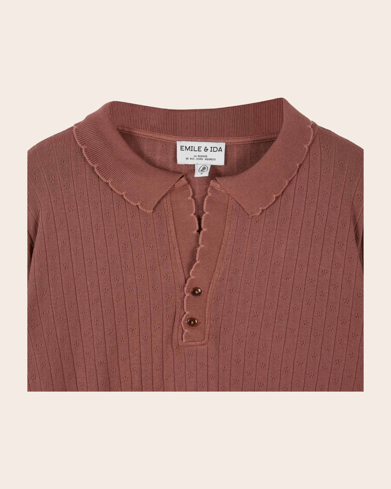 Emile et Ida Erano langærmet t-shirt violine