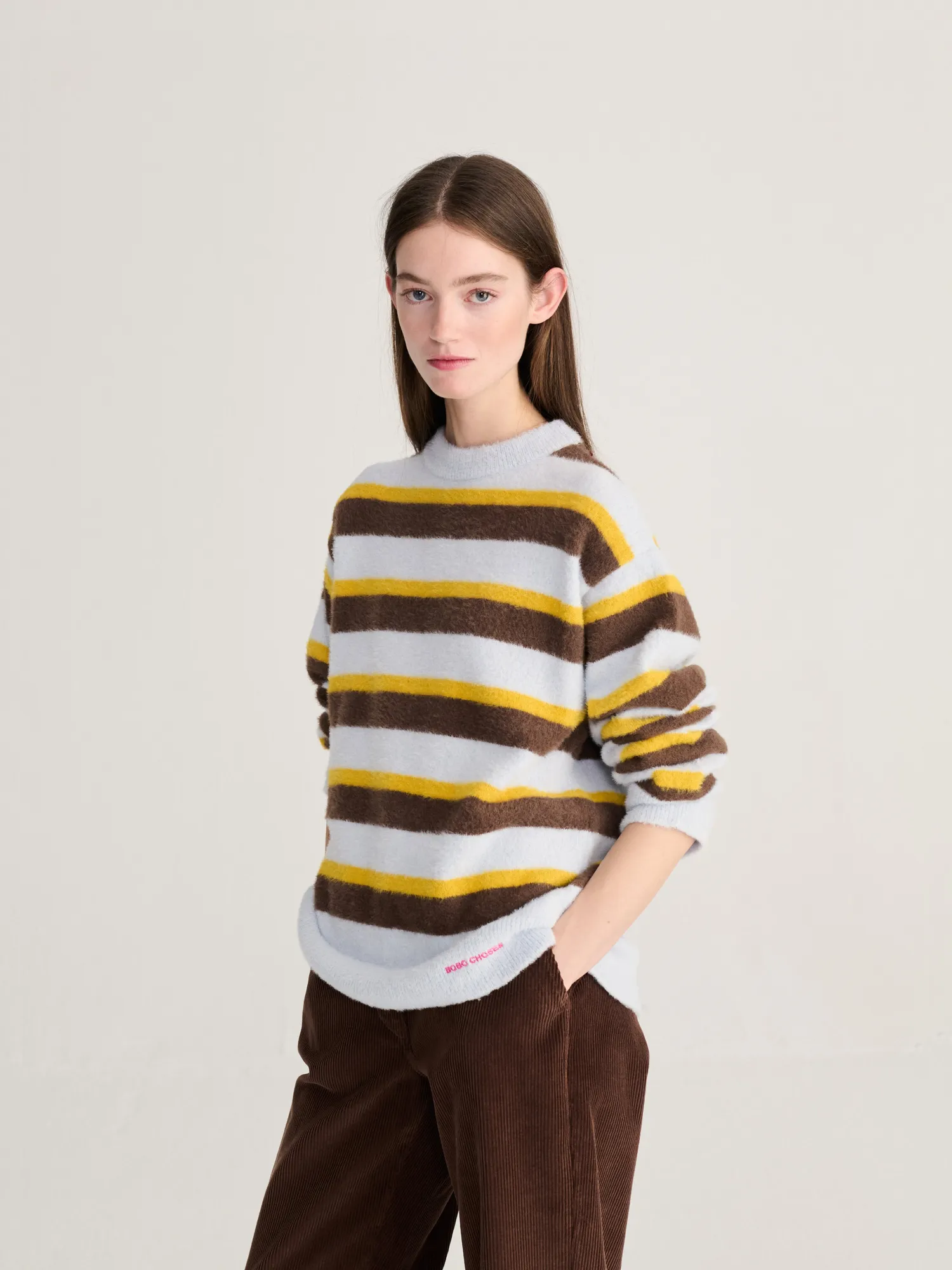 Bobo Choses stribet striktrøje multicolor S