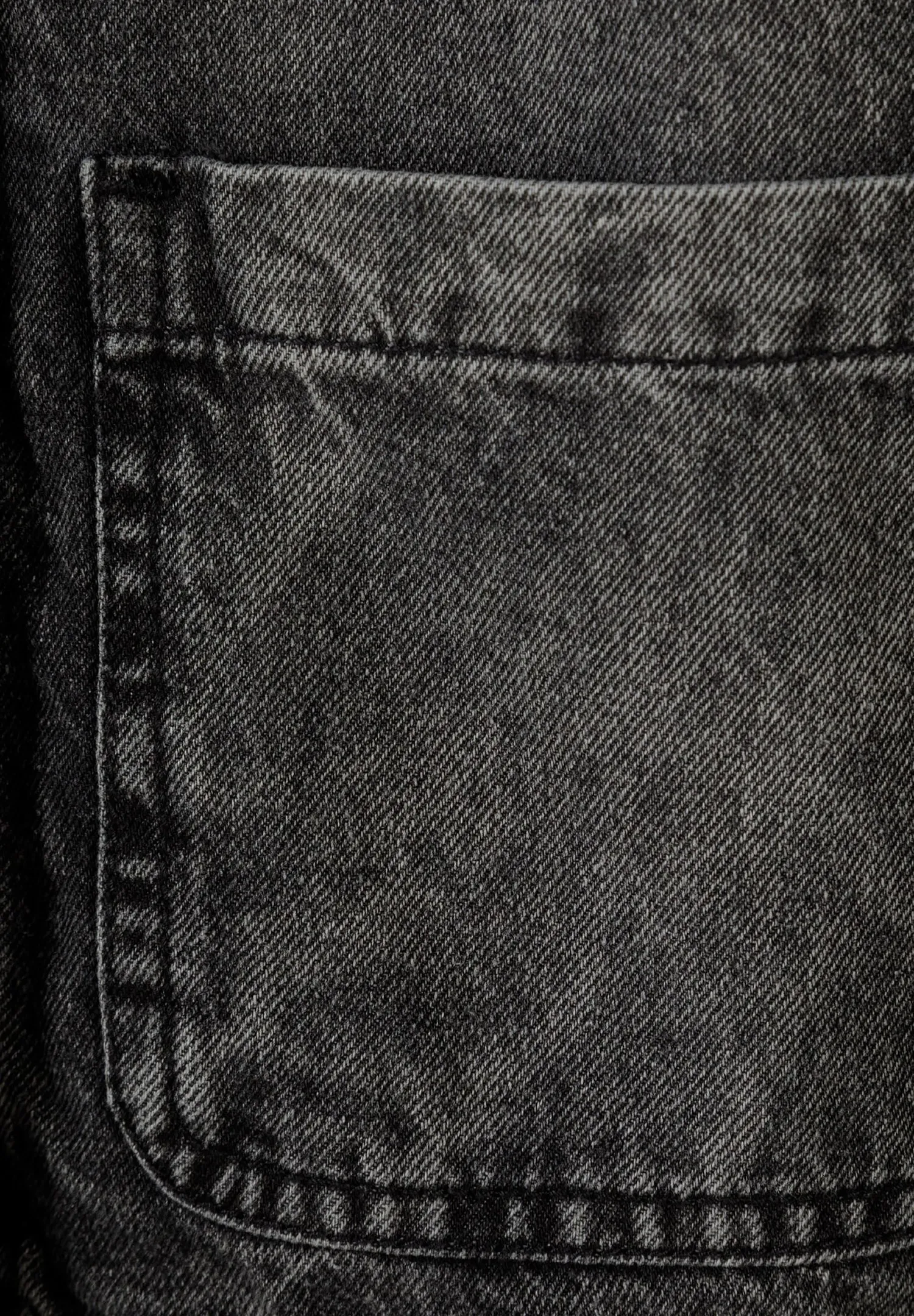 Minoti 43876 denimjakke sort acid wash til piger
