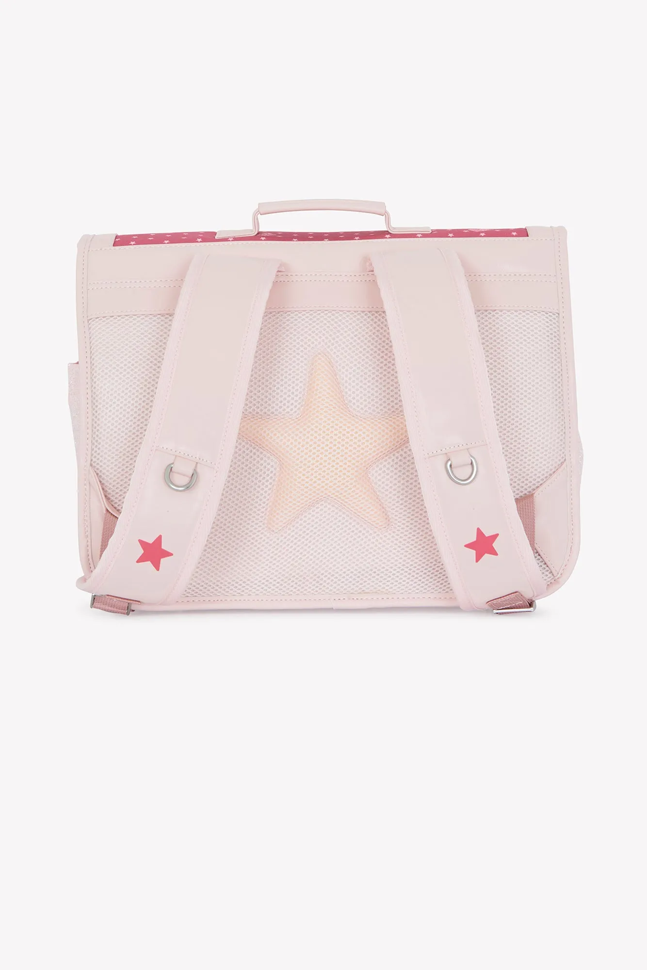 Bonton Cartable Rose Étoiles skoletaske bomuld stjerner