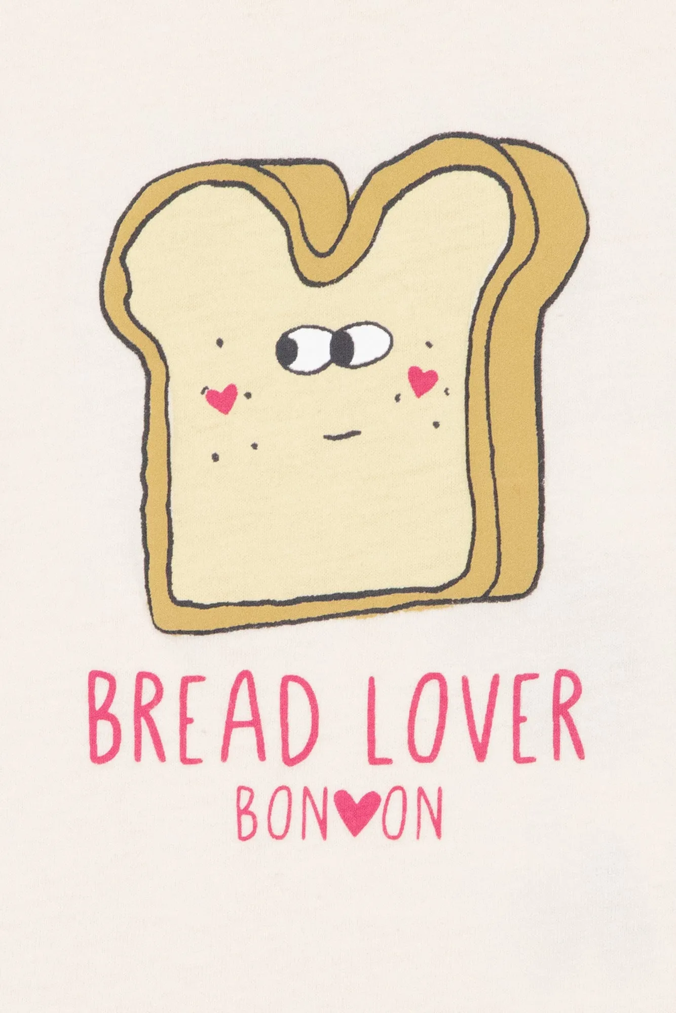 Bonton Taxi Bread T-shirt hvid bomuld baby