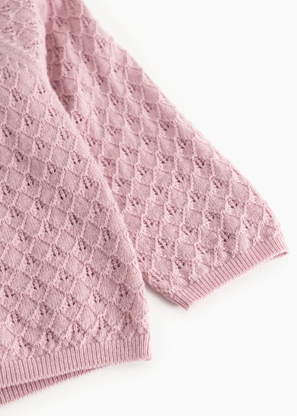 MarMar Totti cardigan Soft Berry hulmønstret
