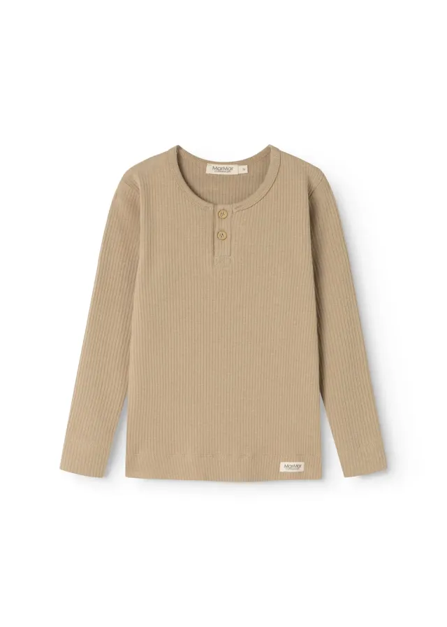 MarMar Tee LS langærmet t-shirt Muddy modal 68-152