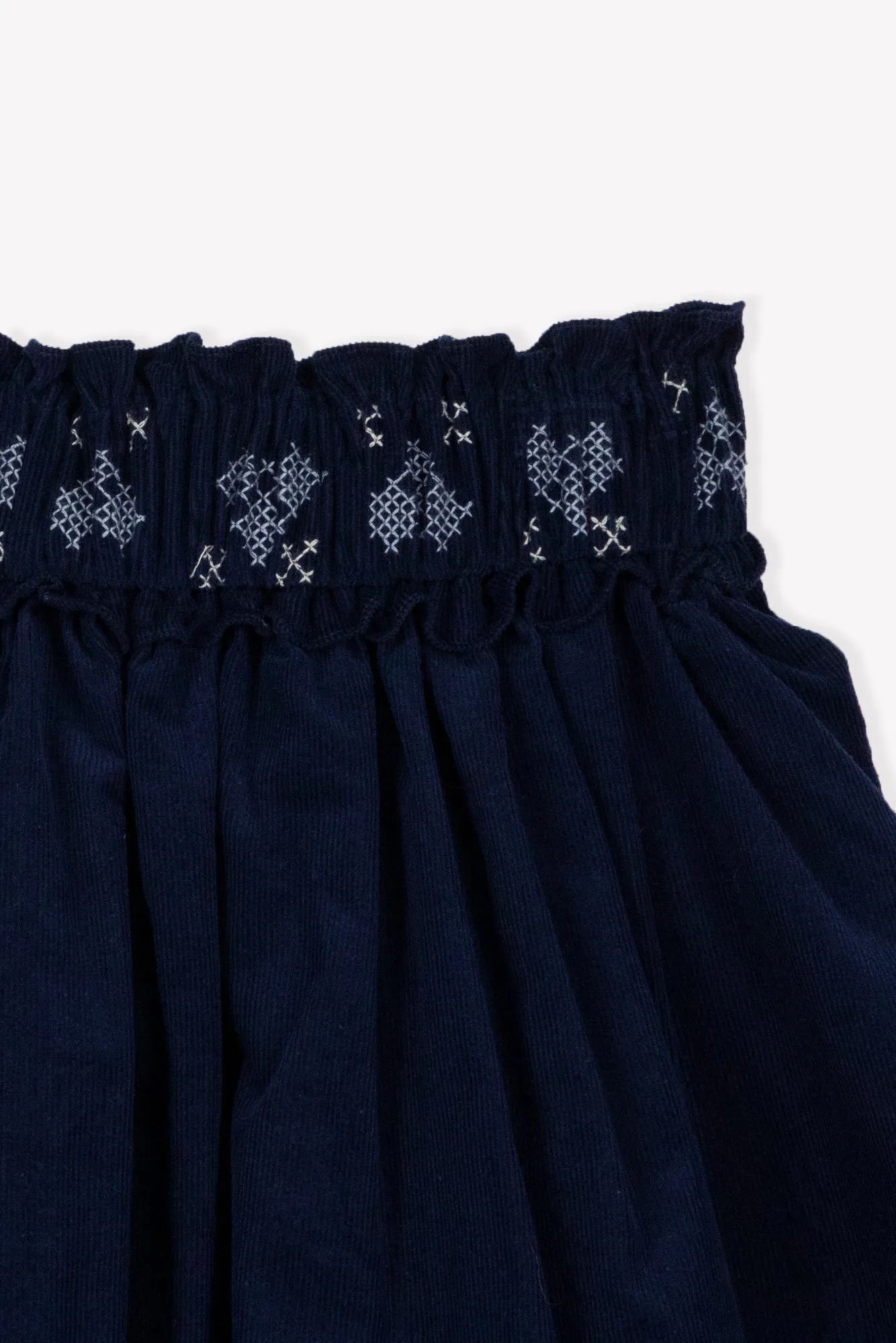 Bonton Papaye nederdel sailor blue velour