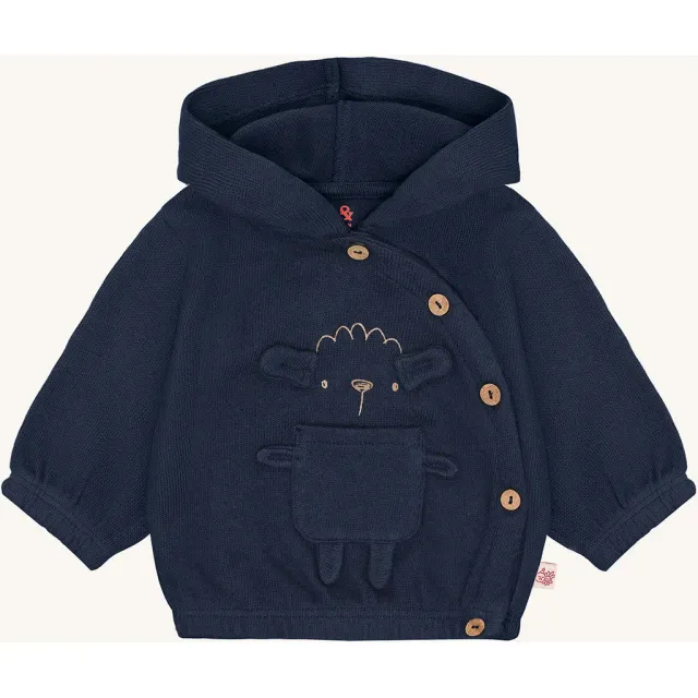 Hust & Claire HCCookie Sheep cardigan Blues bomuld