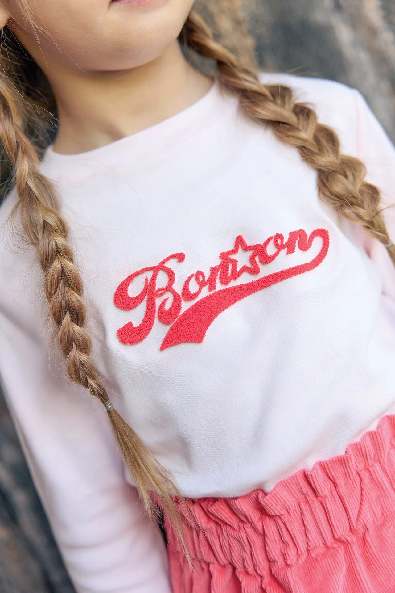 Bonton Taxo Logo bluse rose blossom bomuld