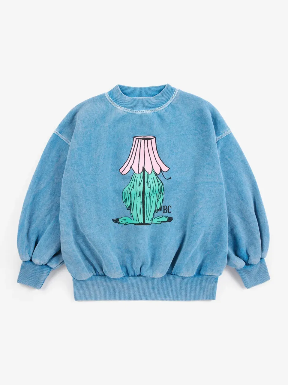 Bobo Choses Hidden Monster sweatshirt blå 2-3 år