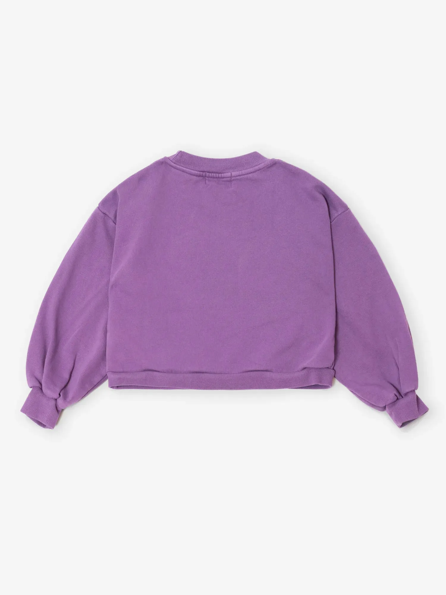 Bobo Choses Bolder cropped sweatshirt lilla barn