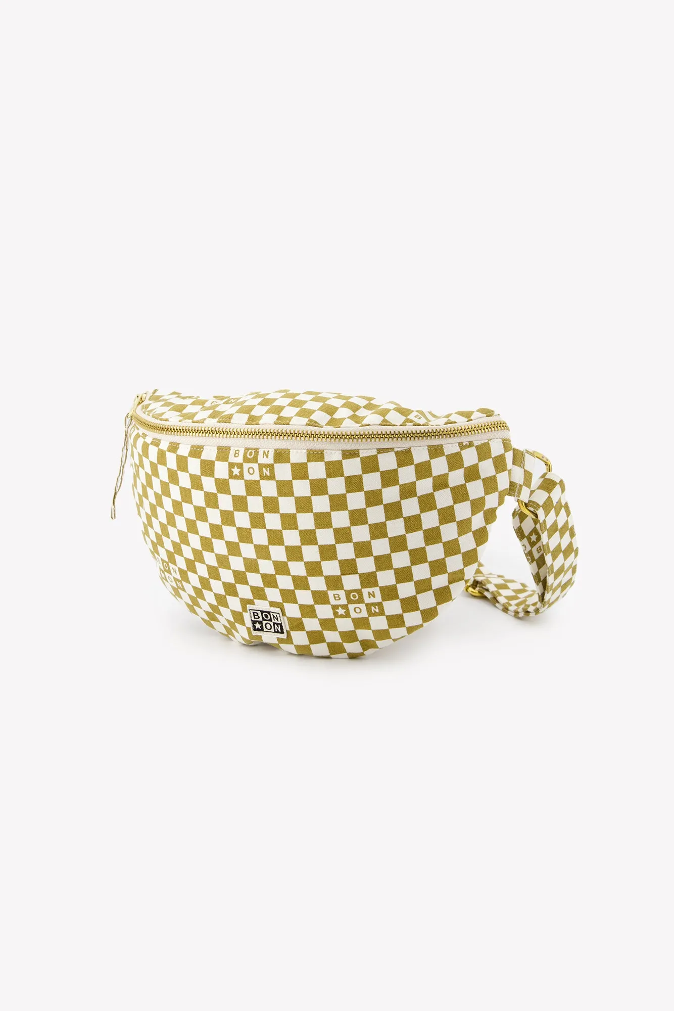 Bonton Banane Damier Noisette bæltetaske TU ternet