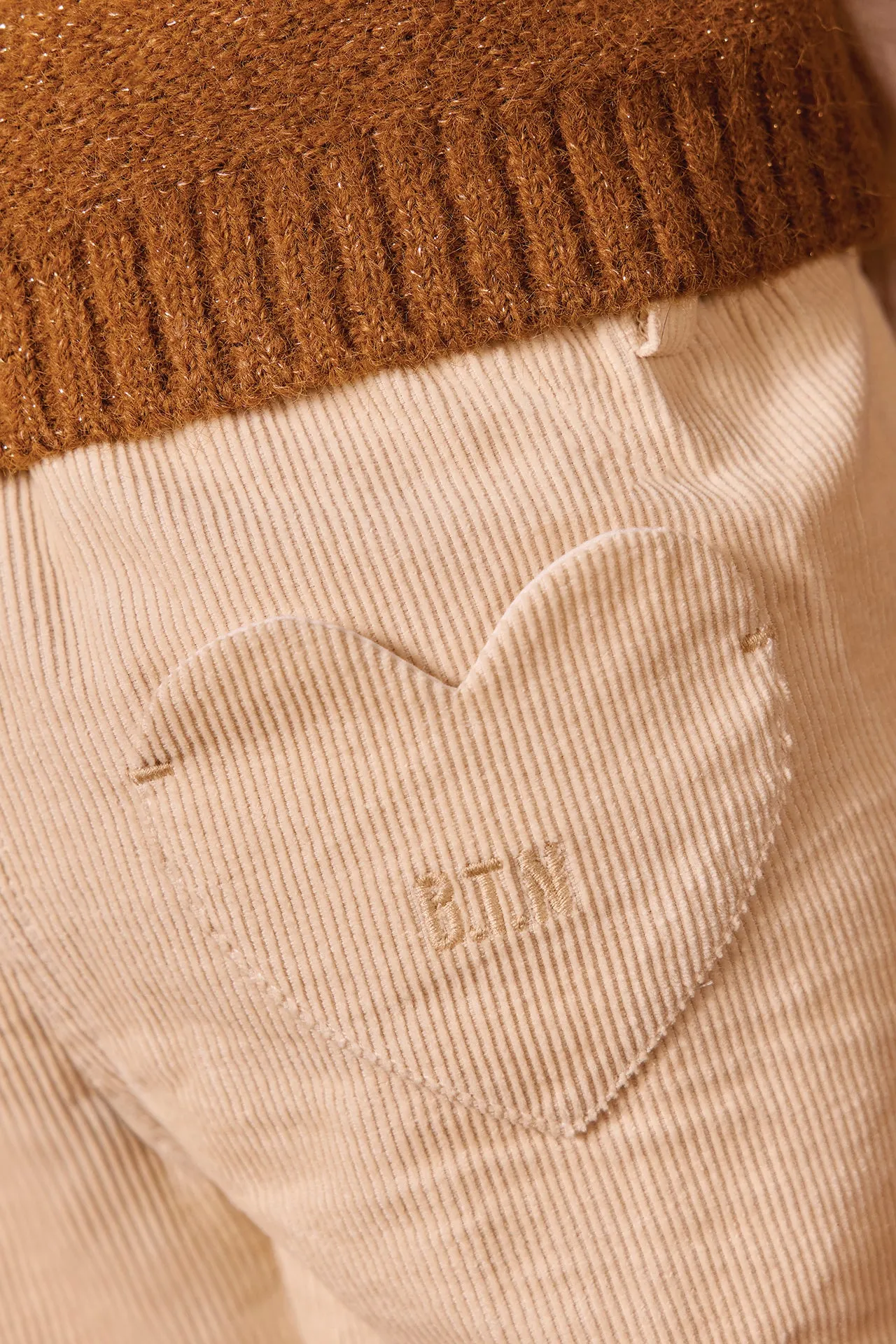Bonton Lakiko Milk bukser velour 2-14 år beige
