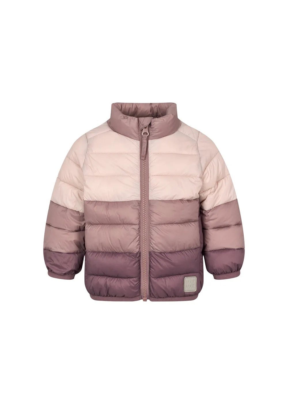 MarMar Owe Jacket Dunjakke Plum Shadow Block vegansk