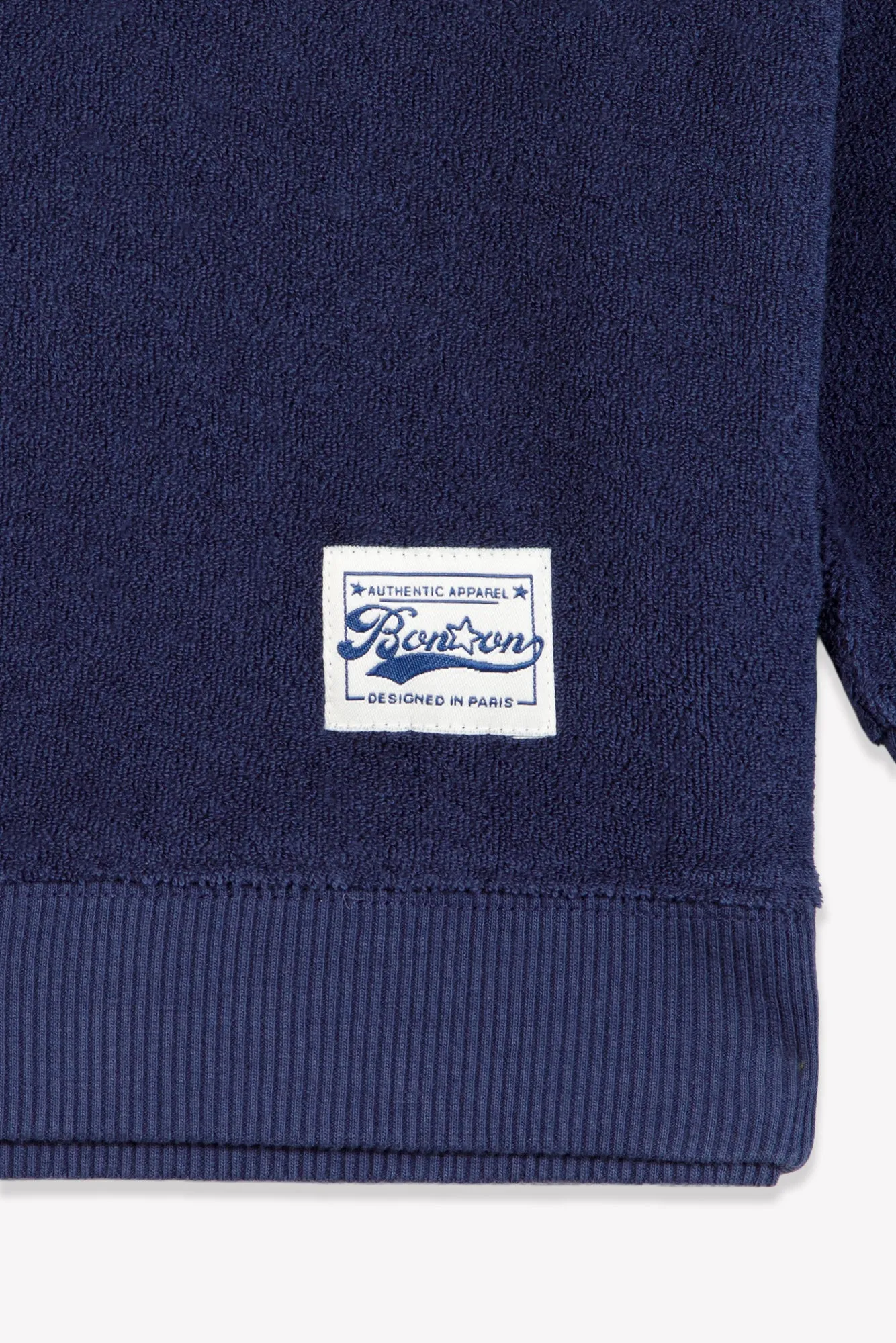 Bonton Pitt Blue sweatshirt blå bomuld