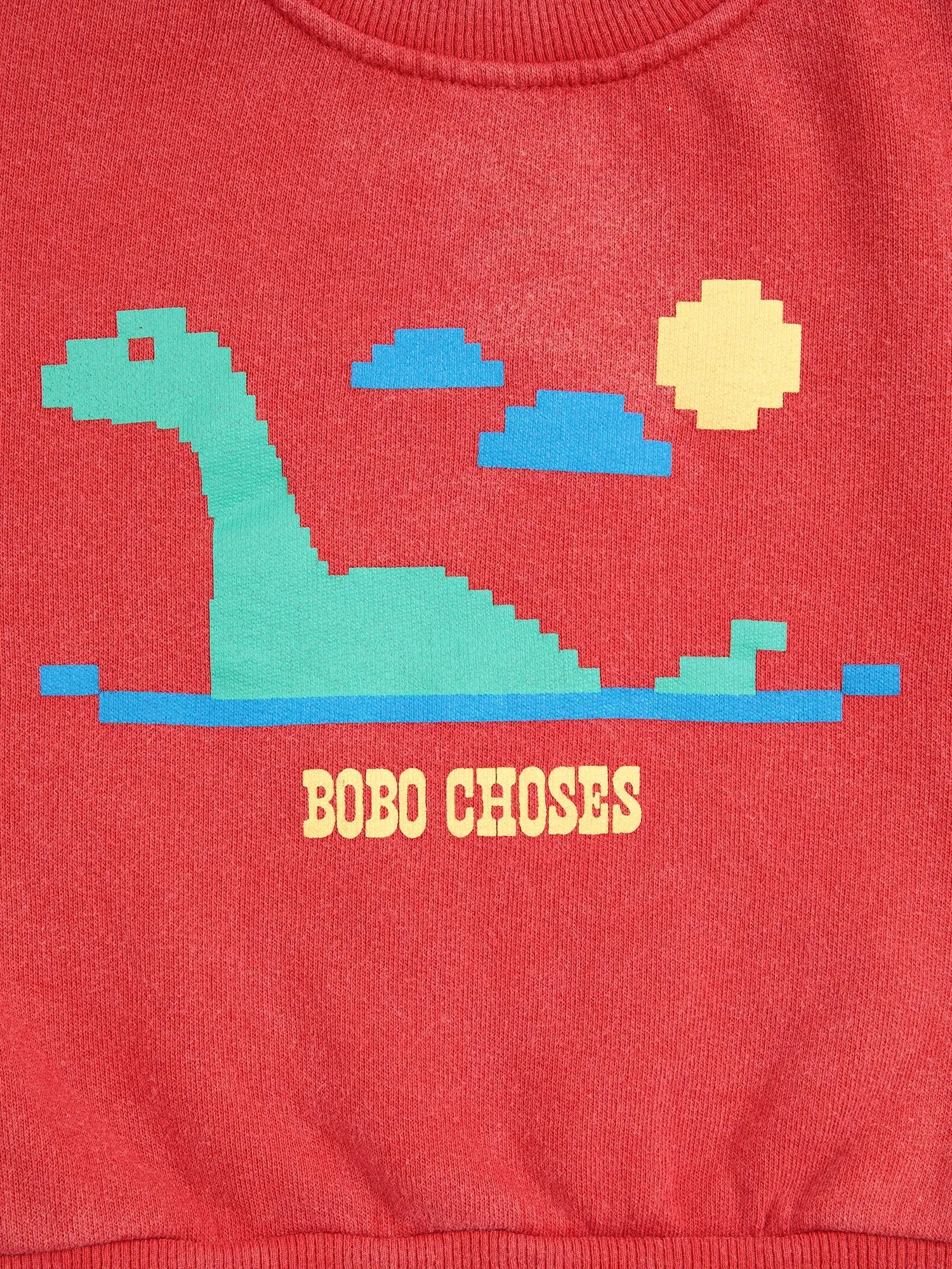 Bobo Choses Lake Monster sweatshirt rød baby