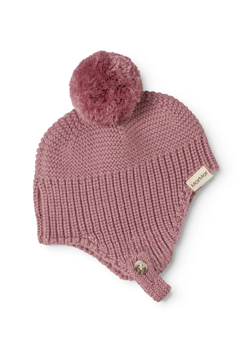 MarMar Aly Pompom strikhue Autumn Russet varm uld