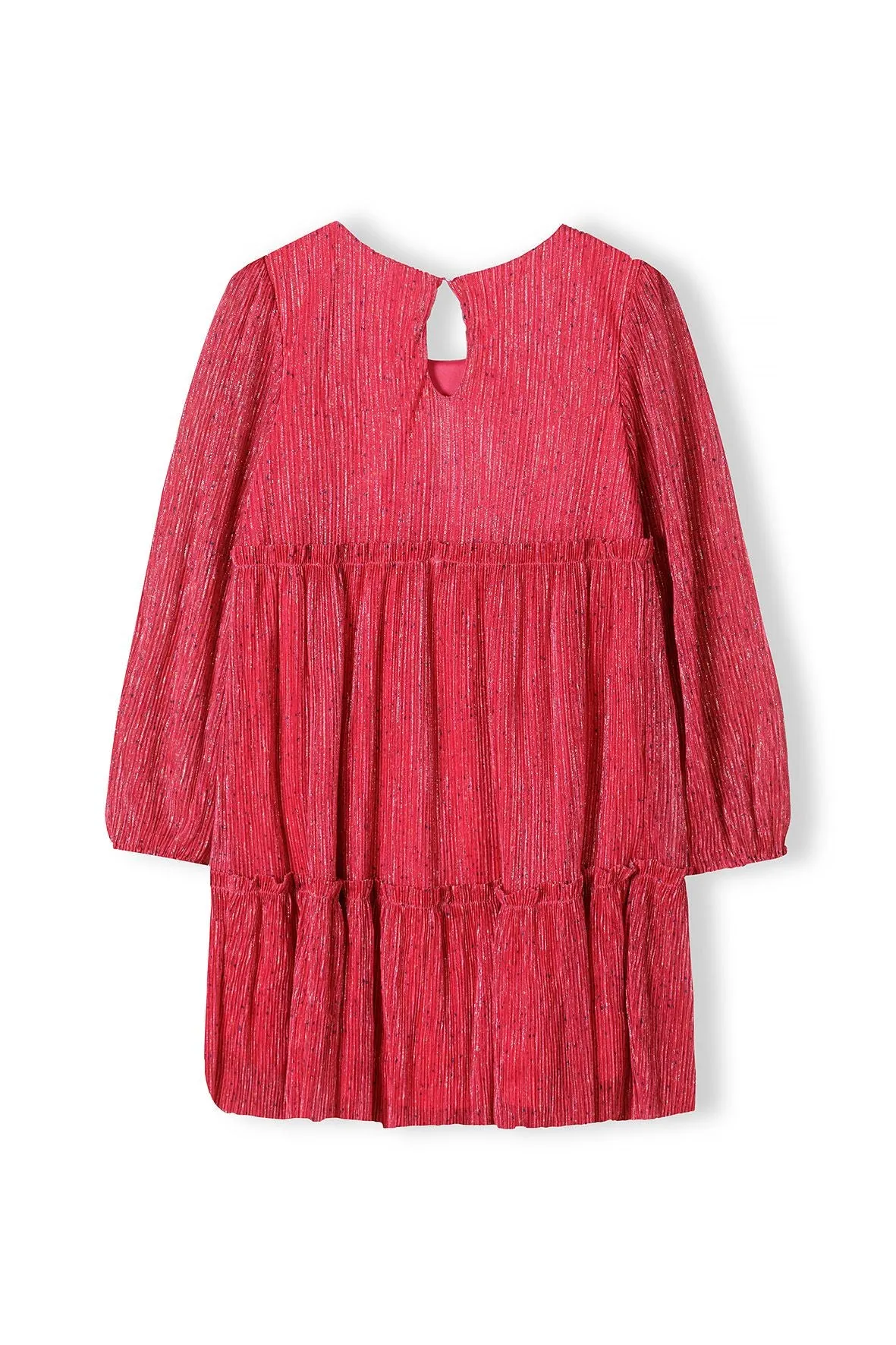 Minoti 39779 festkjole rosa chiffon ballonærme