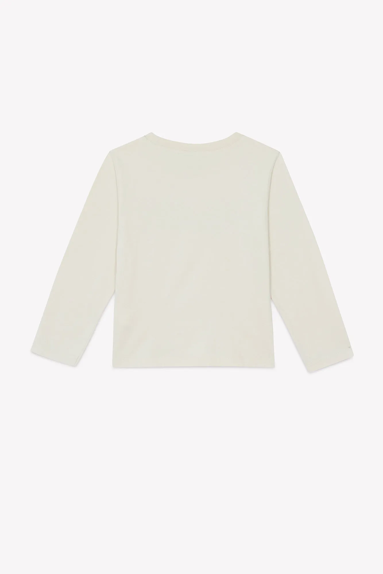 Bonton Taxo langærmet T-shirt milk bomuld logo
