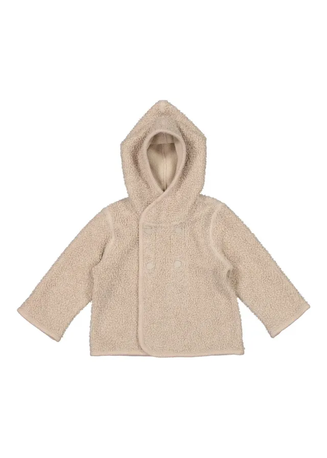 MarMar Copenhagen Jojoa Oyster Grey teddy jakke