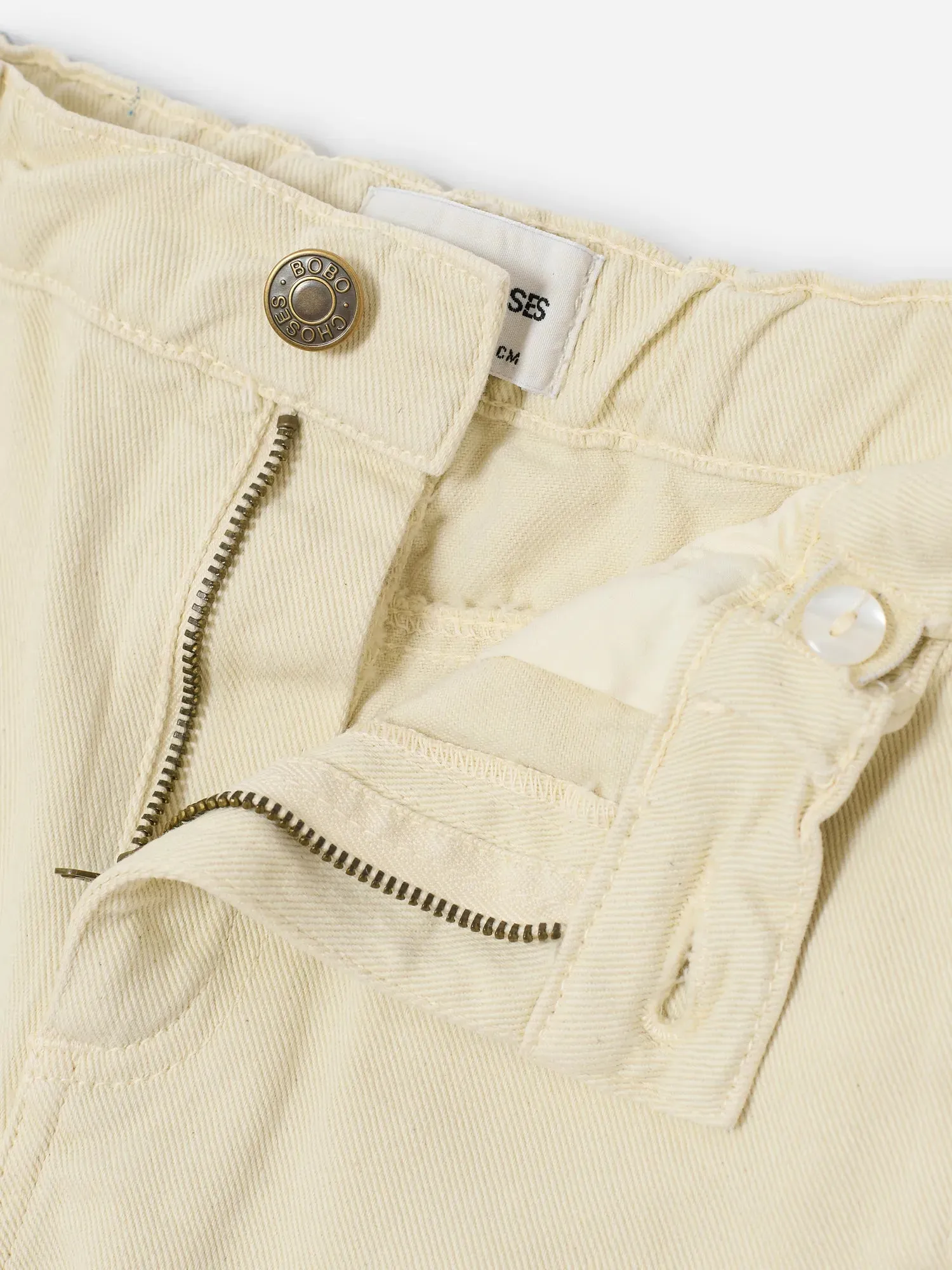 Bobo Choses Everyday Ghosts twill bukser 6-7 år hvide