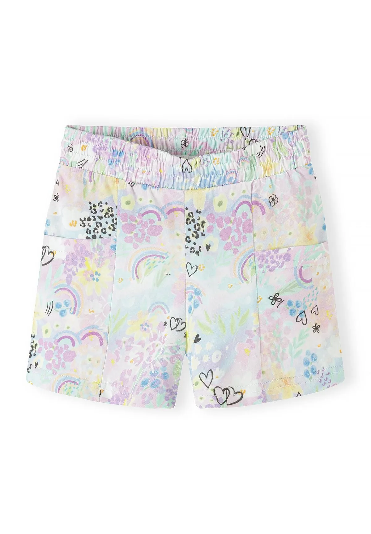 Minoti jersey shorts lilla 3-pak bomuld