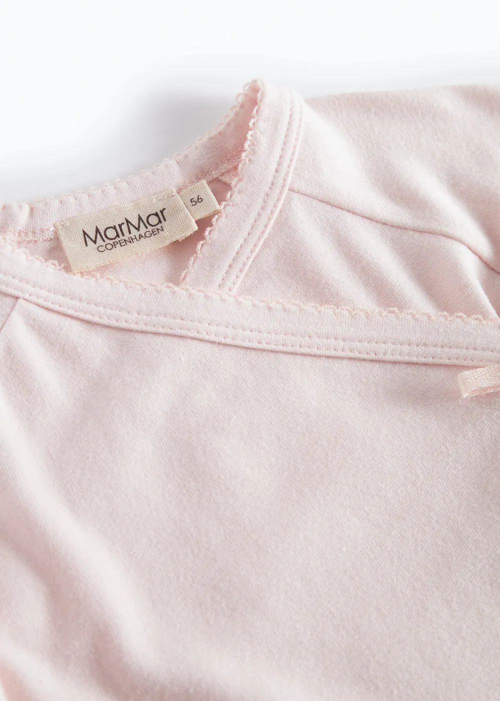 MarMar Tut Wrap LS bluse Rosa modal nyfødt
