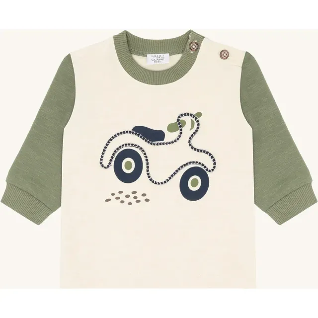 Hust & Claire Sofus Scooter sweatshirt Light Green økologisk