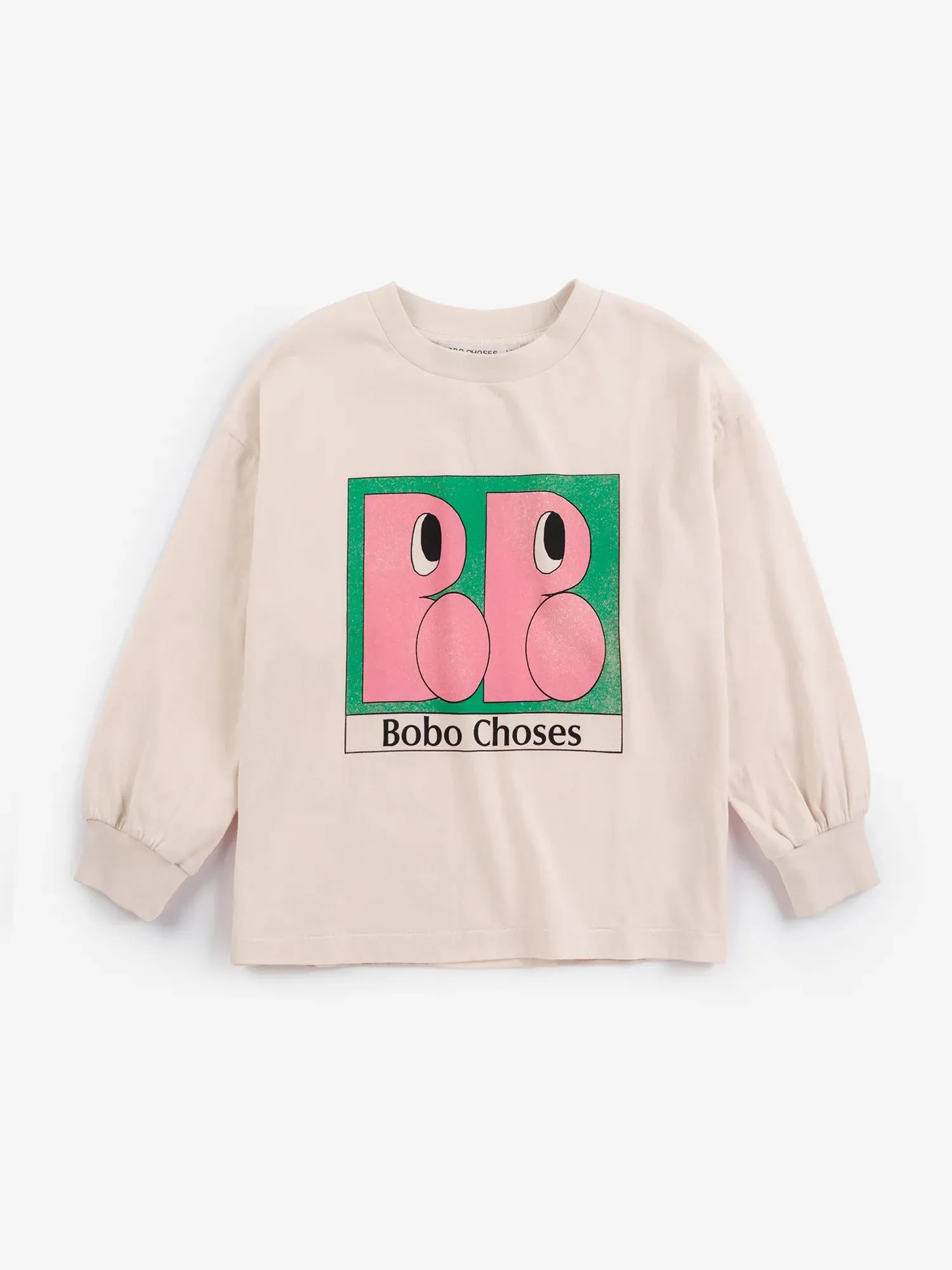 Bobo Choses Booo T-shirt off-white 2-3Y økologisk