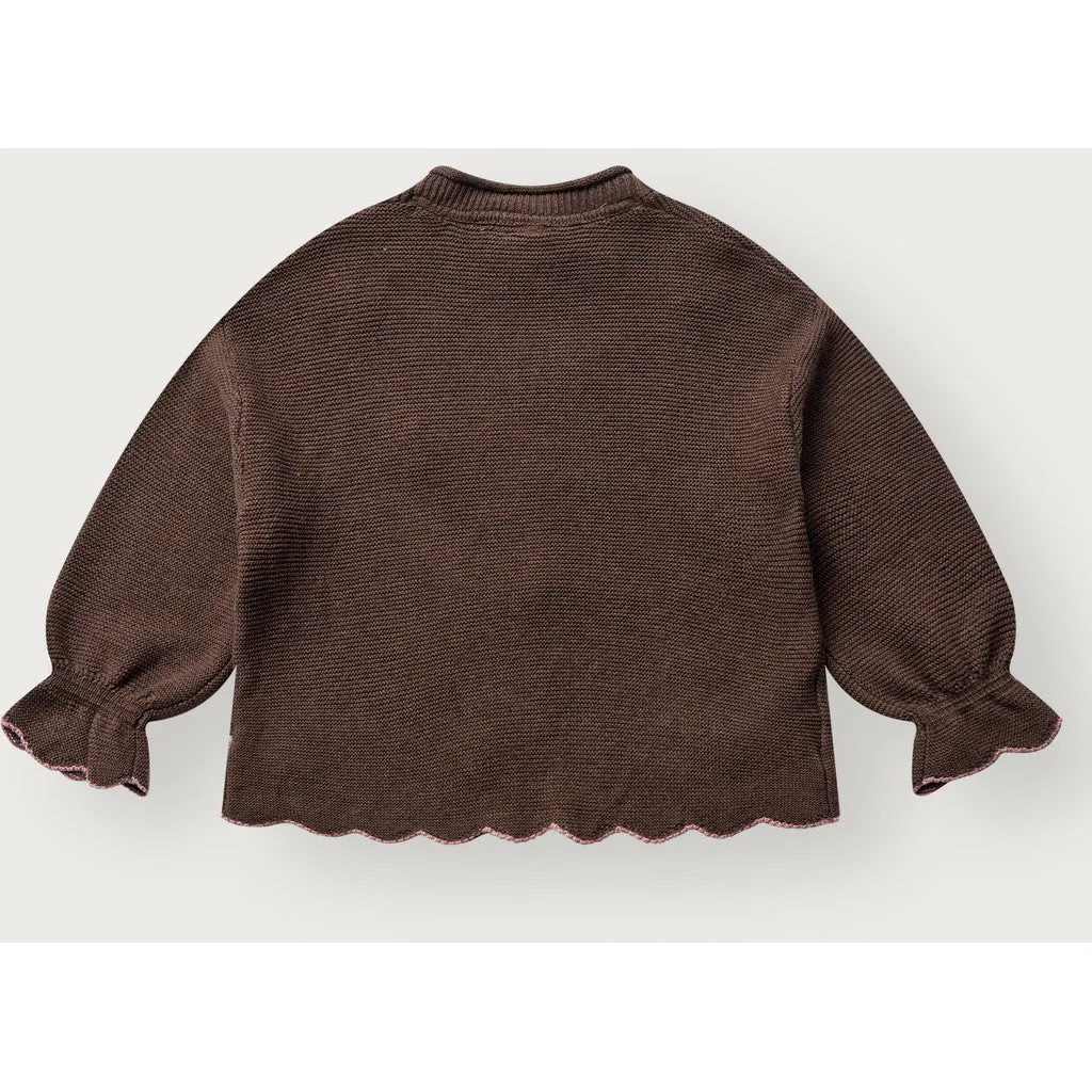 Hust & Claire HCCharlotte Flowerboom sweatshirt Toffee blomst